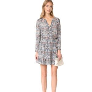 Cupcakes & Cashmere! Selma Haight Paisley Long‎ Sleeve Midi Dress, Medium